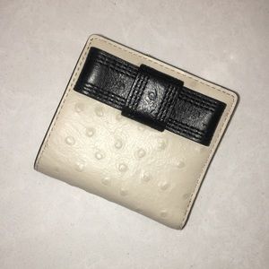 KATE SPADE cream bow wallet